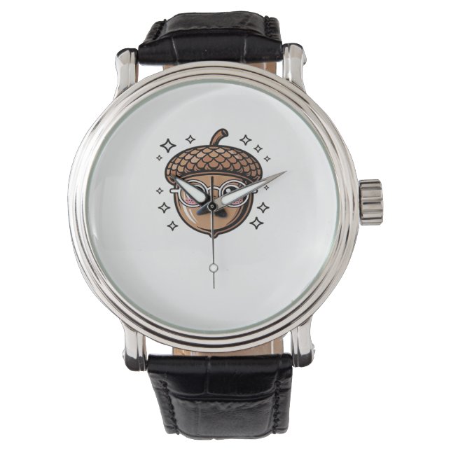 cute acorn Classic T-Shirt Watch (Front)