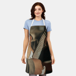 Cute Acoustic Guitar Apron