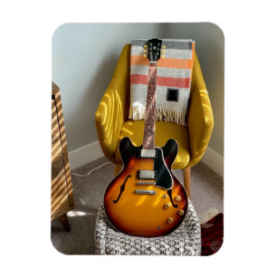 Cute Acoustic Guitar Magnet