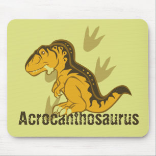 Cute Acrocanthosaurus Mouse Pad