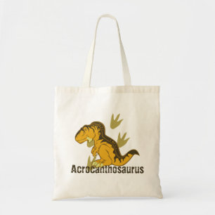 Cute Acrocanthosaurus Tote Bag