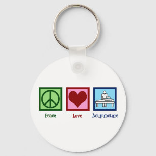 Cute Acupuncture Key Ring