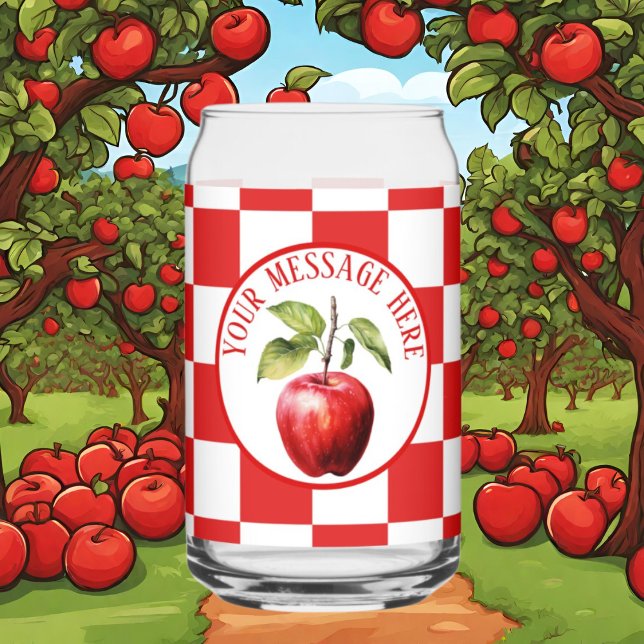 Cute add message apple lovers  can glass (Creator Uploaded)