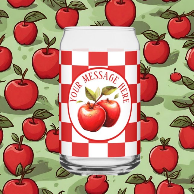 Cute add message apple lovers can glass (Creator Uploaded)