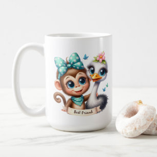 Cute add your message best Friend Coffee Mug