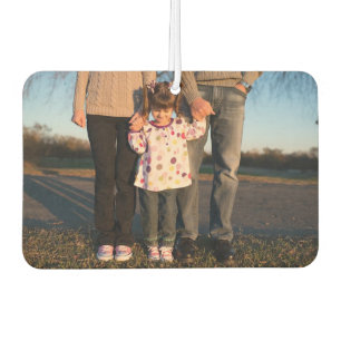 Cute Add Your Own Photo Monogram Car Air Freshener