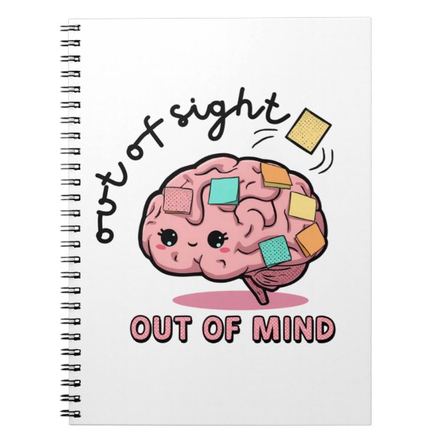 Cute ADHD Brain Notebook (Front)
