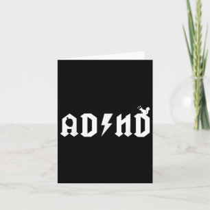 Cute Adhd Tee Mental Health Awareness Card