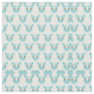 Cute & Adorable Blue Rhino Fabric