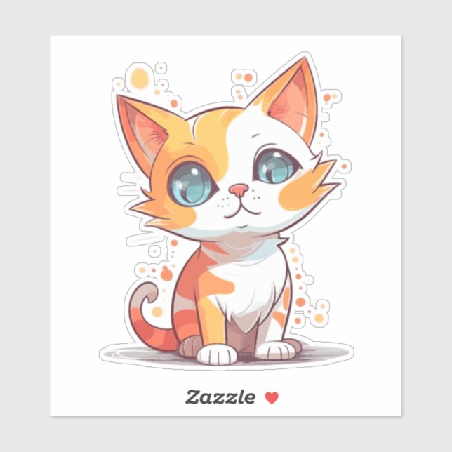 Cute Adorable Brown Cat-57667 (Sheet)