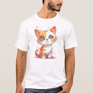 Cute Adorable Brown Cat T-Shirt