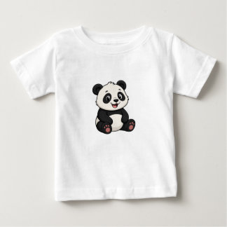 Cute Adorable Cartoon Panda Bear Baby T-Shirt