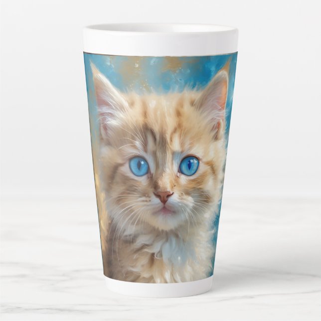 Cute Adorable Cat-37823 Latte Mug (Front)