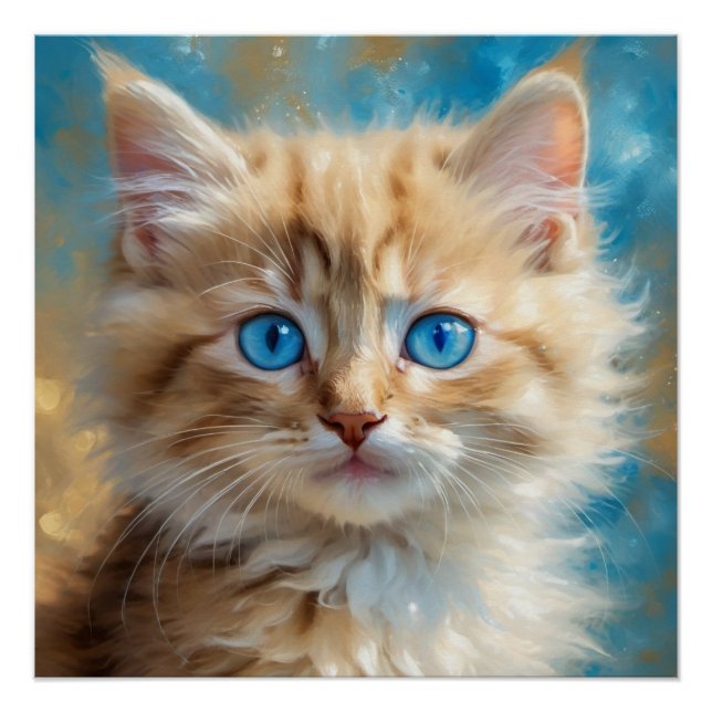 Cute Adorable Cat-37823 Poster (Front)