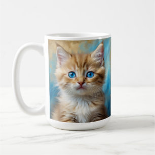Cute Adorable Cat Portrait Coffee Mug