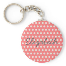 Cute adorable girly bubble gum pink polka dots