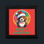 Cute Adorable Kawaii Chibi Bear-y Christmas Bear Gift Box<br><div class="desc">Can you handle the adorable overload of this Christmas bear? 😍 It's almost too cute to handle! 🐻🎄Whether you're looking for the perfect holiday decoration or just need a dose of cuteness in your life, this bear is sure to brighten up your day. Who else is obsessed with kawaii designs...</div>