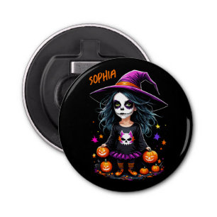 Cute Adorable Kawaii Halloween Witch Bottle Opener