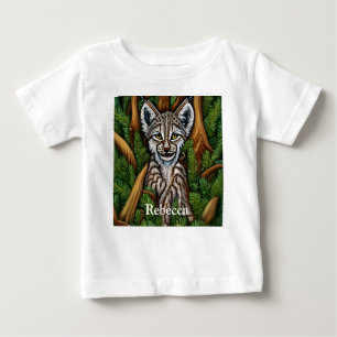 Cute Adorable Little Lynx Kitten Baby T-Shirt