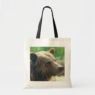 Cute Adorable Nature Bear Animal Face Eyes Tote Bag