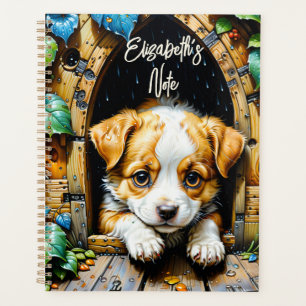 Cute Adorable Puppy  Planner