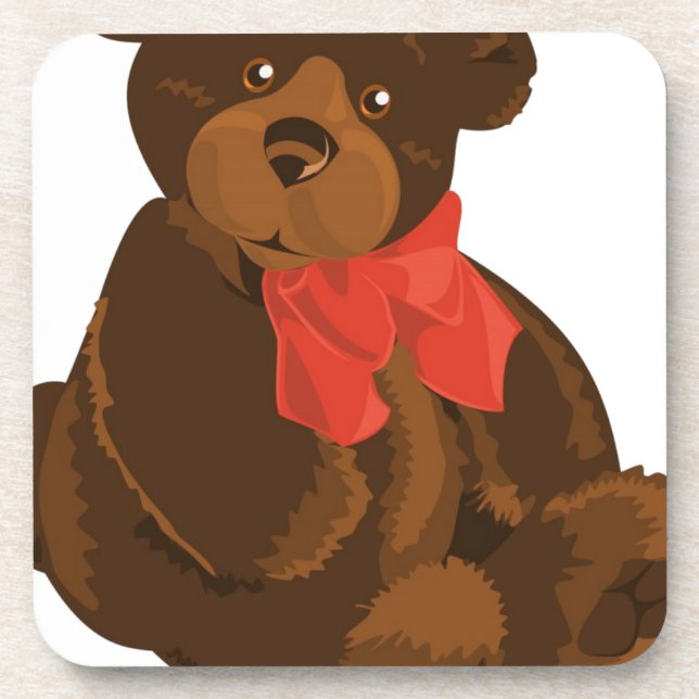 CUTE ADORABLE TEDDY BEAR COASTER (Front)