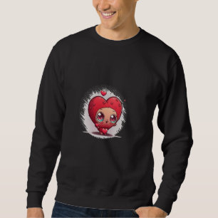 Cute adorable unique Happy Valentine's Day buddies Sweatshirt