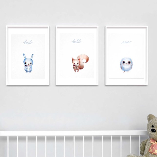 Cute Adorable Woodland Owl Boy Baby Nursery Decor (Creator Uploaded)