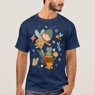 Cute Aesthetic Cottagecore Frog Mushroom Fairy But T-Shirt