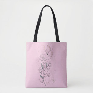 Cute Aesthetic-daisy Positivity design Tote Bag