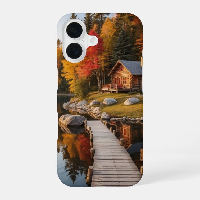 Cute Aesthetic Fall Wallpaper Ideas iPhone Designs 16 Case (Back)