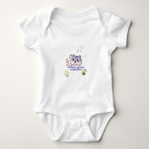 Cute Aesthetic Hamster Baby Bodysuit