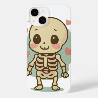 Cute aesthetic skeleton design iphone cover