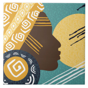 Cute African style  Ceramic Tile