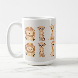 Cute African Wild Animals Coffee Mug