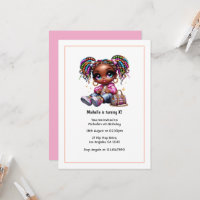 Cute Afrocentric Girl Birthday Party