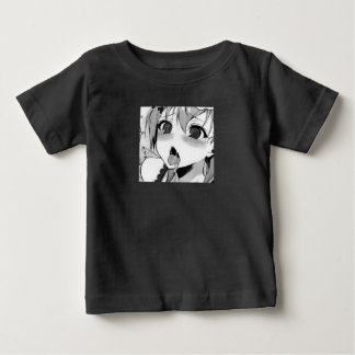 Cute Ahegao Anime Girl Otaku Weeb Love Big Eyes Dr Baby T-Shirt