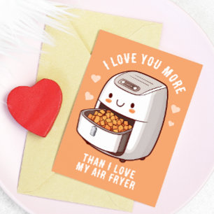 Cute Air Fryer Valentine's Day Card