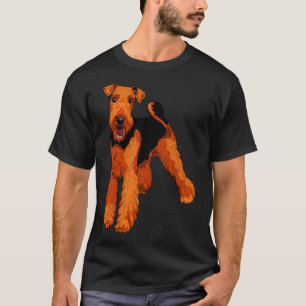 Cute Airedale Terrier Dog No T-Shirt