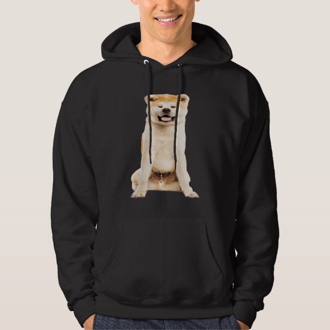 Cute Akita Inu Hoodie (Front)