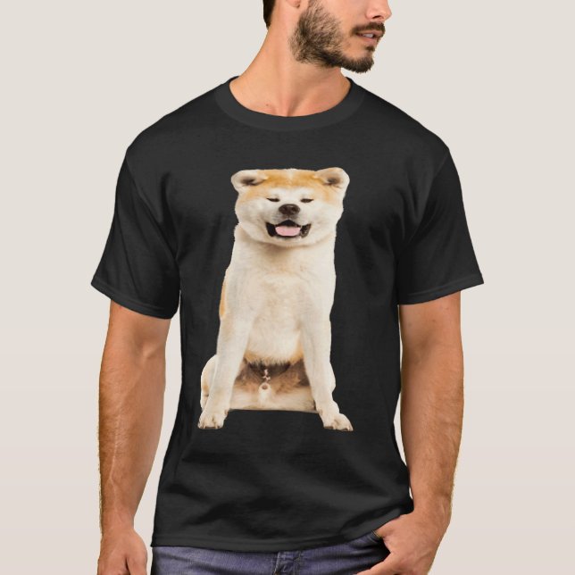 Cute Akita Inu T-Shirt (Front)
