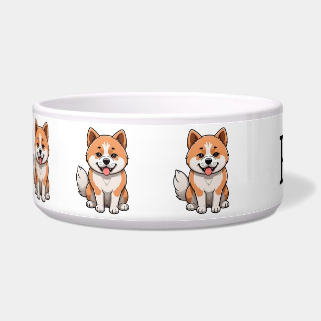 Cute Akita Personalise (Left)
