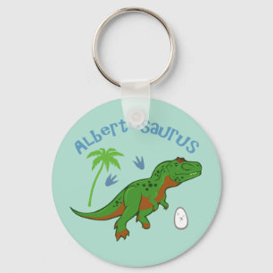 Cute Albertosaurus Key Ring