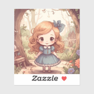 Cute Alice Adventures Wonderland Woodland Art