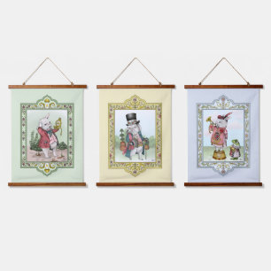 Cute Alice in Wonderland Kid's Room Wall Decor  Hanging Tapestry