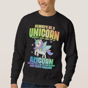 Cute Alicorn Magical Unicorn Fantasy Legendary Cre Sweatshirt