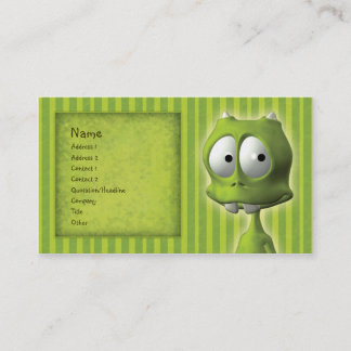 Cute Alien Design Business Card