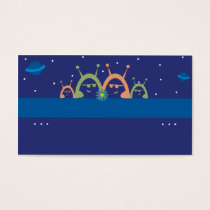 cute alien family spacemen planets personal callin