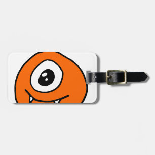 Cute Alien Luggage Tag