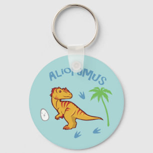 Cute Alioramus Key Ring